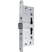 SERRATURA METALLO INFILARE 214 ISEO  B.Q ZINC F.MM 24 F.SAGOM M1+SCR Q9 E.MM 65