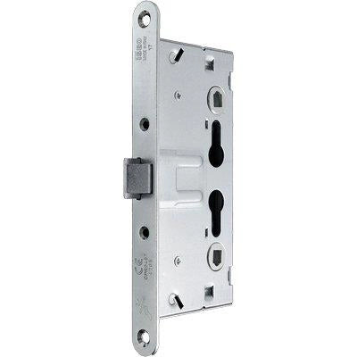 SERRATURA METALLO INFILARE 214 ISEO  B.Q ZINC F.MM 24 F.SAGOM M1+SCR Q9 E.MM 65