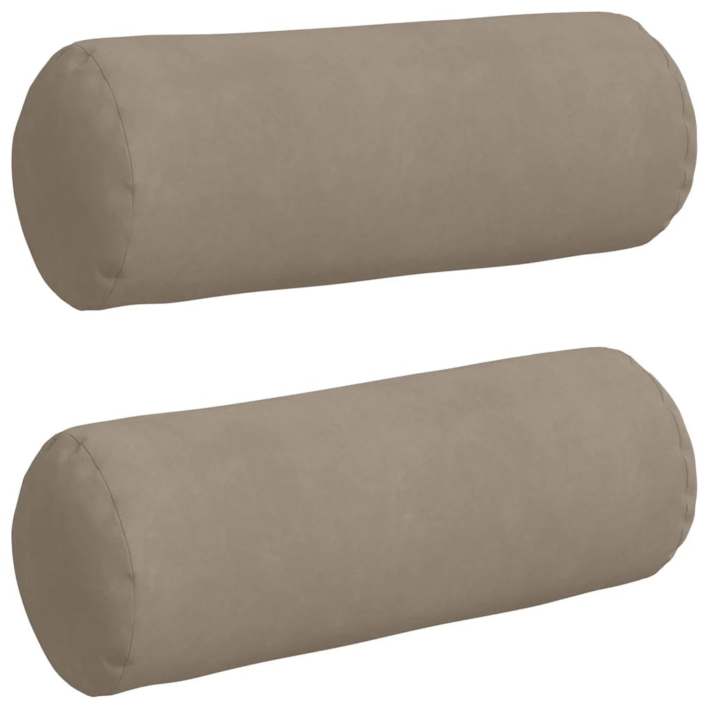 Cuscini a rullo 2 pcs Talpa Ø 25 x 70 cm Tessuto in Microfibra