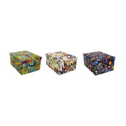 SCATOLA IN CARTONE 50X39XH25,4CM FANTASIE ASS