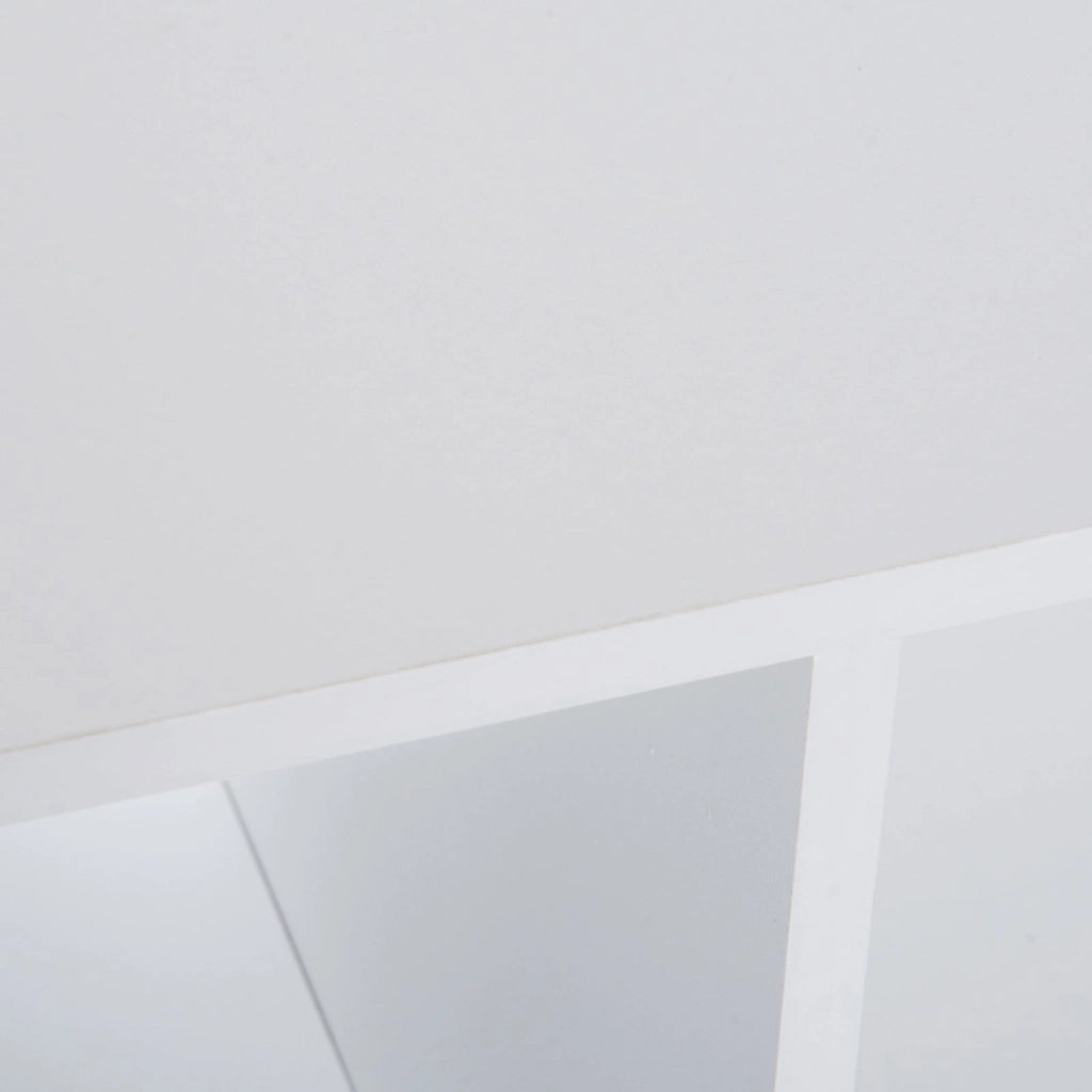 Libreria 3 Ripiani 91,5x29,5x61,5 in Legno  Bianco