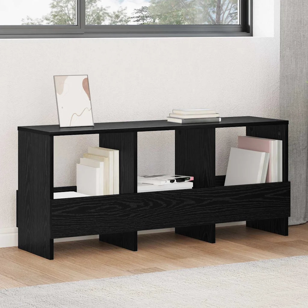 Scaffale per riviste Rovere Nero 102 x 30 x 45 cm CFW7813343