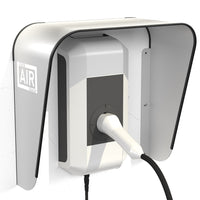 Copertura per Stazioni di Carica Auto Elettriche 40x40x25 cm in Alluminio Wallbox Cover S Bianco