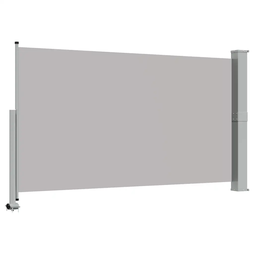 Tenda da Sole Laterale Retrattile 140 x 300 cm Grigia 45192