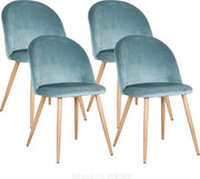 Set di poltrone da pranzo in velluto - Poltrona da pranzo - Stile, Ergonomica e Comoda - Set da 4 - Blu

Modello: 
Set da 4
Dimensioni: 
Colore: Blu
Materiali: Velluto
Numero di pezzi: 4