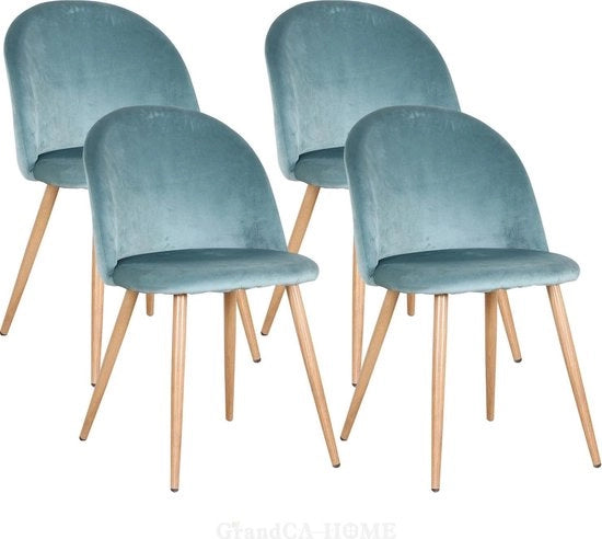 Set di poltrone da pranzo in velluto - Poltrona da pranzo - Stile, Ergonomica e Comoda - Set da 4 - Blu

Modello: 
Set da 4
Dimensioni: 
Colore: Blu
Materiali: Velluto
Numero di pezzi: 4