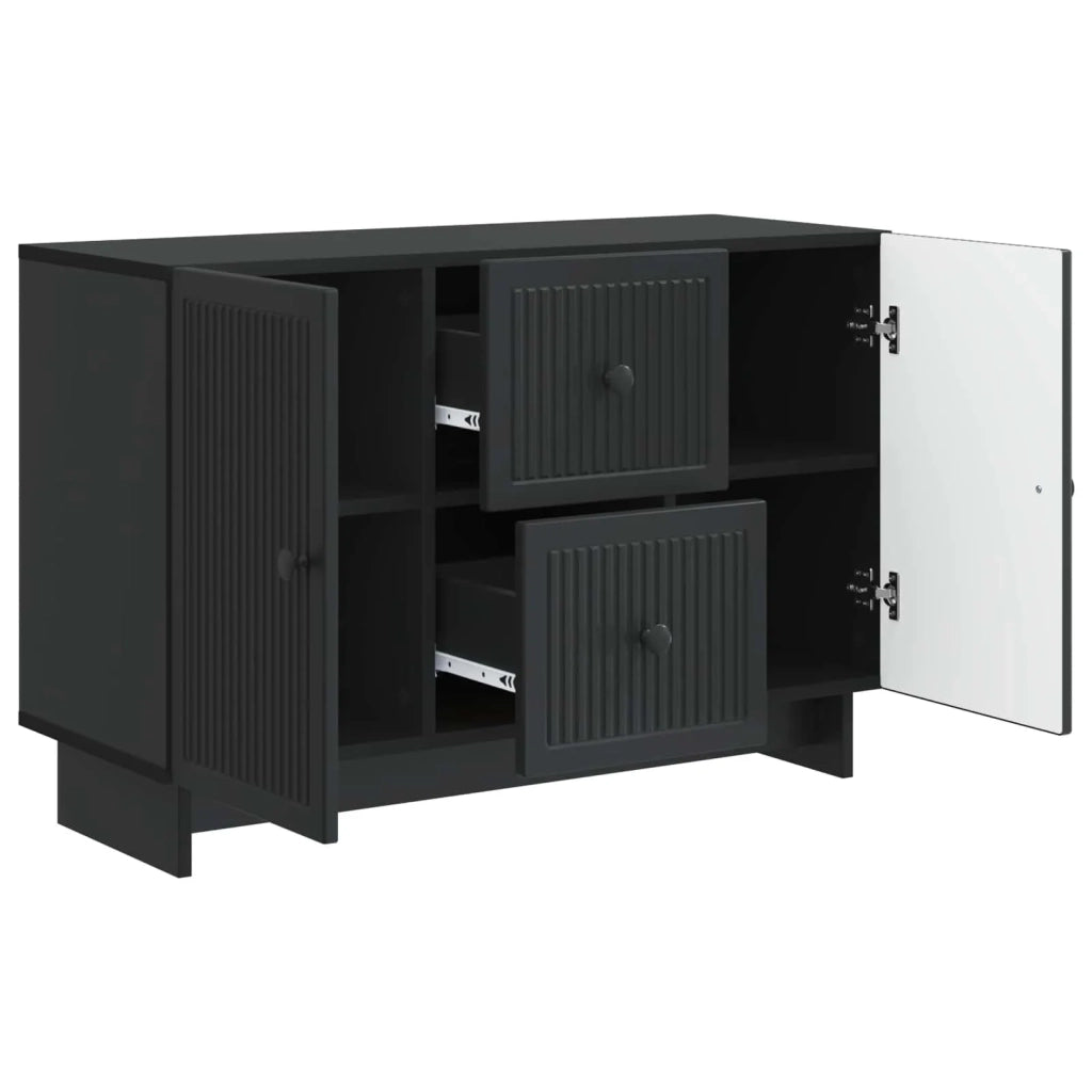 Credenza Nero 89 x 34,5 x 60 cm Legno ingegnerizzato 893966