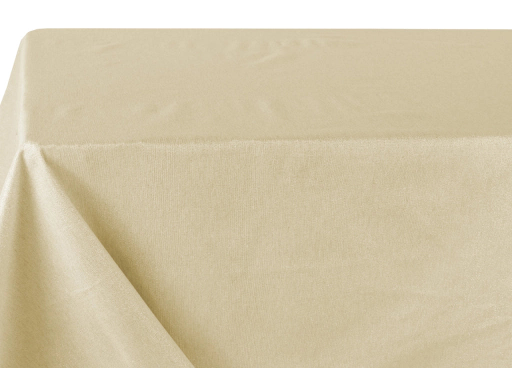 Tovaglia Cucina Soggiorno Tinta Unita Lurex Modello Joychrist - 140x180cm - Oro