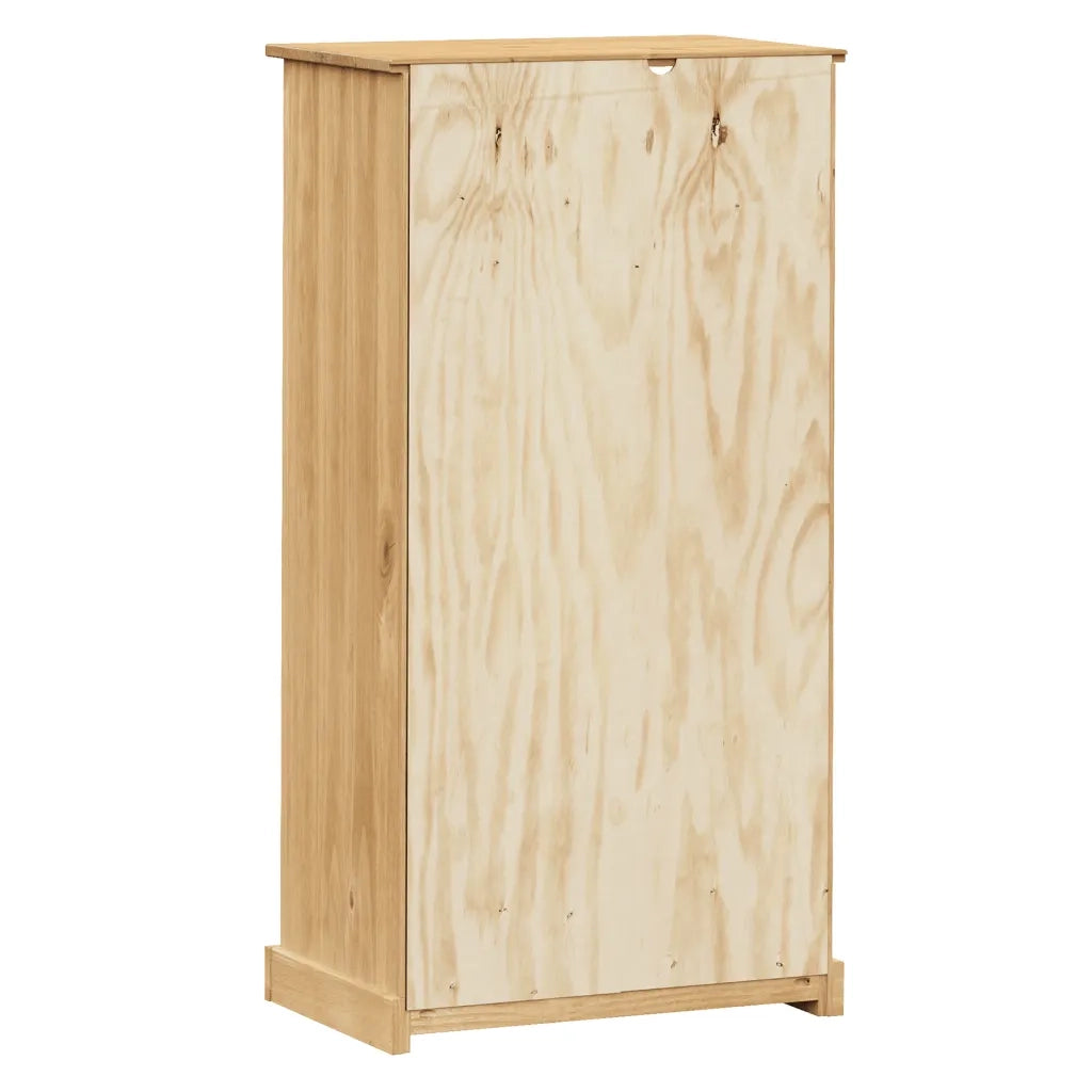 vidaXL Libreria VIGO 60x35x114,5 cm in Legno Massello di Pino