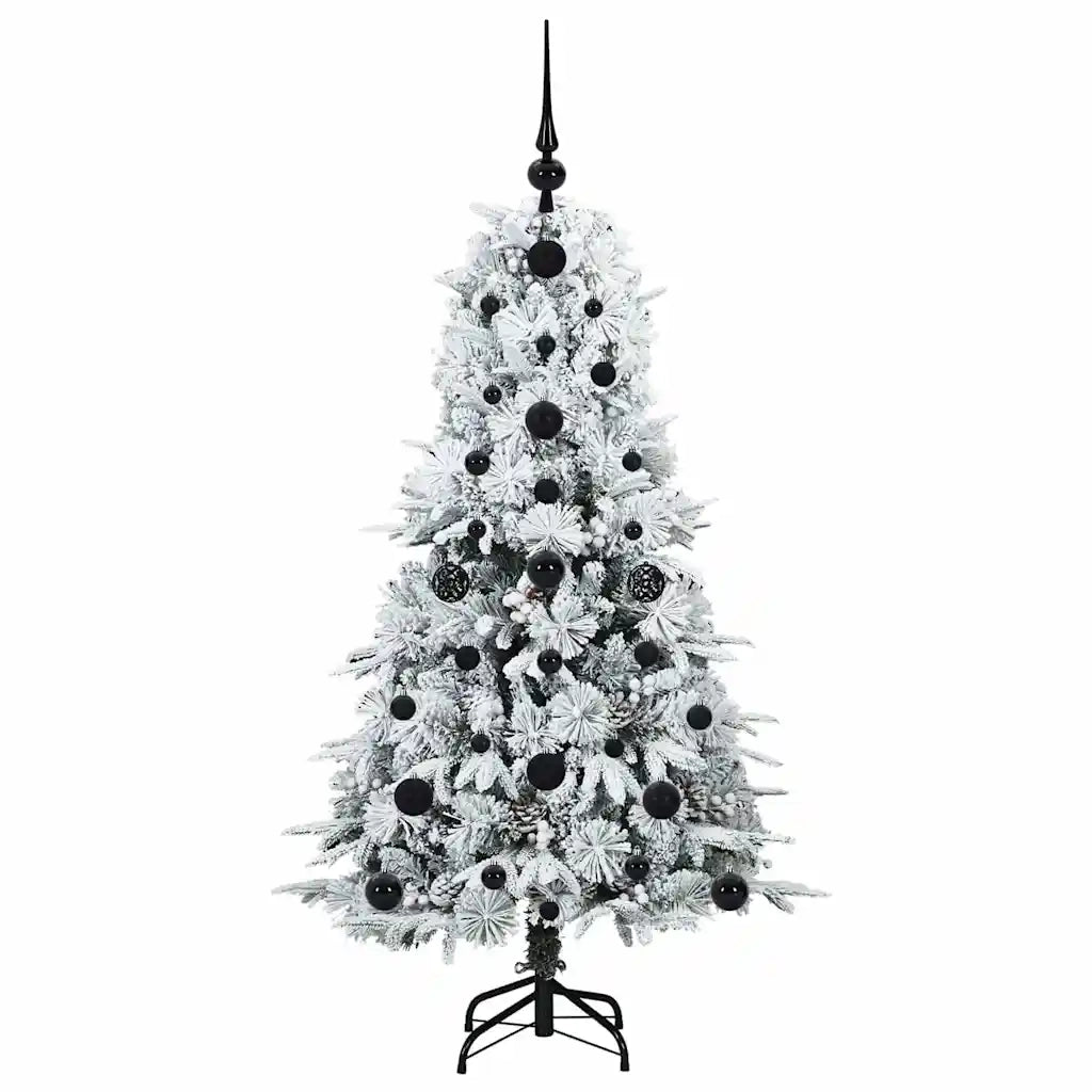 Albero di Natale Artificiale con Rami Pieghevoli Bianco 120 cm 3397459