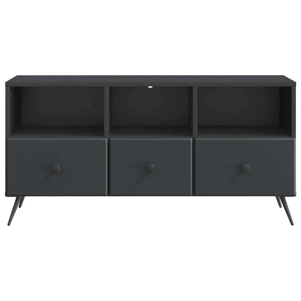 Mobile TV Nero 102 x 34,5 x 50 cm Legno ingegnerizzato 895596