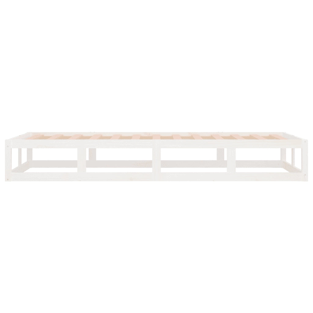 Giroletto Bianco 75x190 cm Small Single in Legno Massello 820822