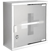 ARMADIETTO FARMACIA MAYDAY INOX CROMO METAFORM- cm 27 x h. 28.5 x 12- METAF- pezzi 1