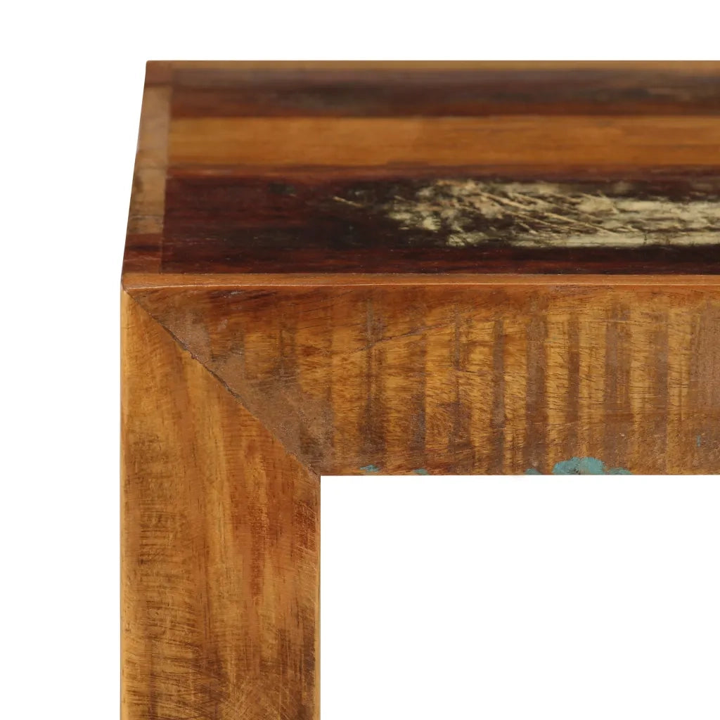Sgabello in Legno Massello di Recupero 40x30x40 cm 246270