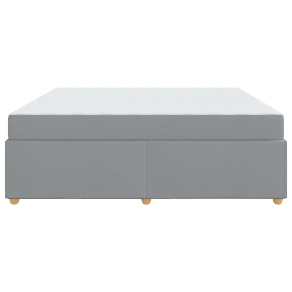 vidaXL Struttura del letto Grigio chiaro 200 x 200 cm Tessuto