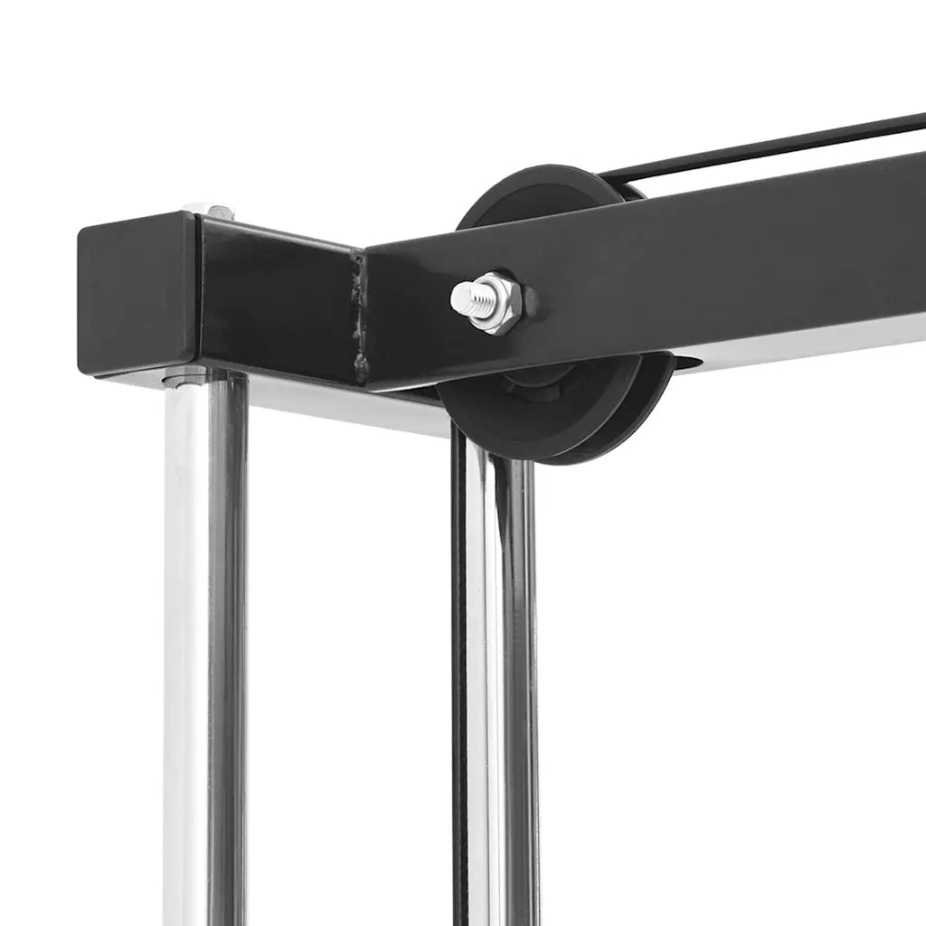 Lat machine Nero 110 x 70 x 187 cm Acciaio verniciato a polvere 42002576
