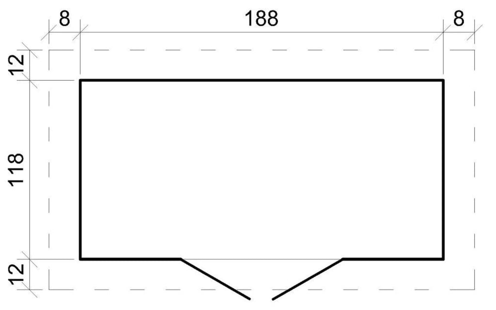 Casetta da Giardino in Legno 2.22 m² TIMBELA M311F1
