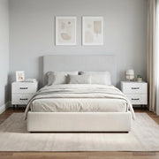 Armadio da Notte 2 pz Bianco Lucido 43 x 34,5 x 47,5 cm 894764