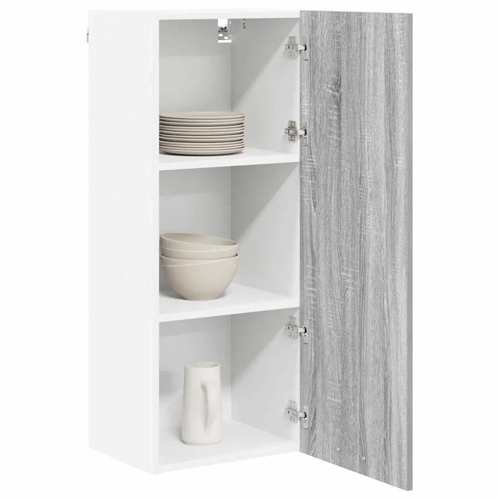 Armadio pensile con porta Riga Grigio Sonoma 40 x 31 x 100 cm