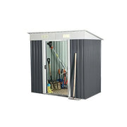 CASETTA DA GIARDINO PORTA ATTREZZI IN LAMIERA ANTRACITE MEDIUM STORE 185X121X19