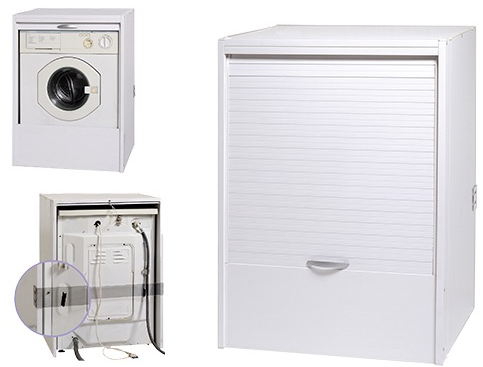 MOBILE COPRILAVATRICE IN RESINA L67xP59xH91CM ART.390