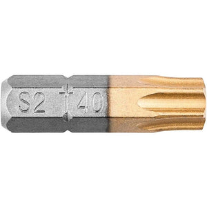 Topex 57h977 punte giravite, tx4 x40 x 25 mm, 2 pezzi