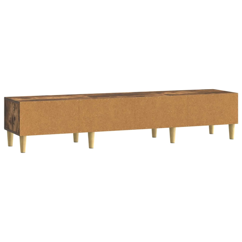 Mobile TV 147 x 34,5 x 30 cm Rovere Fumo Legno ingegnerizzato