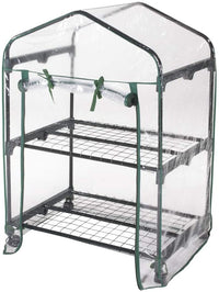 Serre da Balcone a Ripiani Ruote Trasportabile Terrazzo Orto Giardino Verdelook Formato: 2 Ripiani