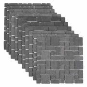 Piastrelle Mosaico Grigio 30 x 30 cm Marmo 42033526