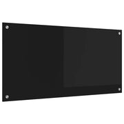 Schienale da cucina Nero 100 x 50 cm vetro temperato CFW9390566