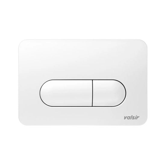PLACCA 2 PULSANTI PER CASSETTE PNEU EVOLUT E TROPEA 3- Bianca- VALSI- pezzi 1