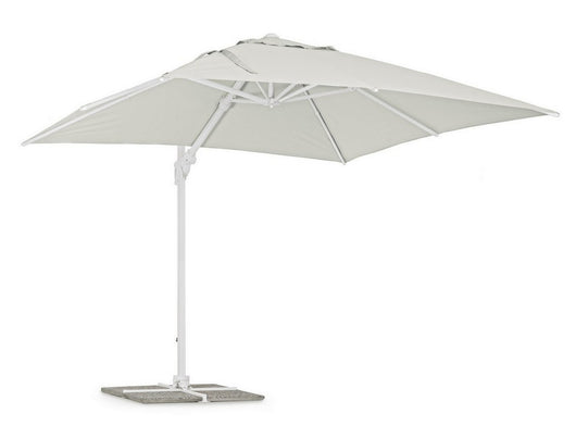 Ombrellone da Giardino 3x3 3x4 4x4 a Braccio Laterale Inclinabile Bianco Eden Misure: 3 X 3