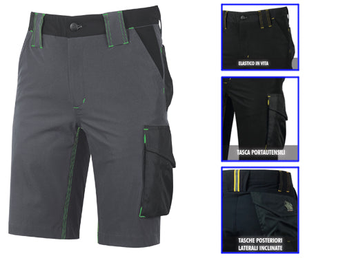 BERMUDA PANTALONCINI DA LAVORO U-POWER MERCURY RL - XL