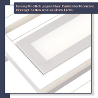 ZMH Lampada da soffitto plafoniera LED moderna 50W dimmerabile telecomando