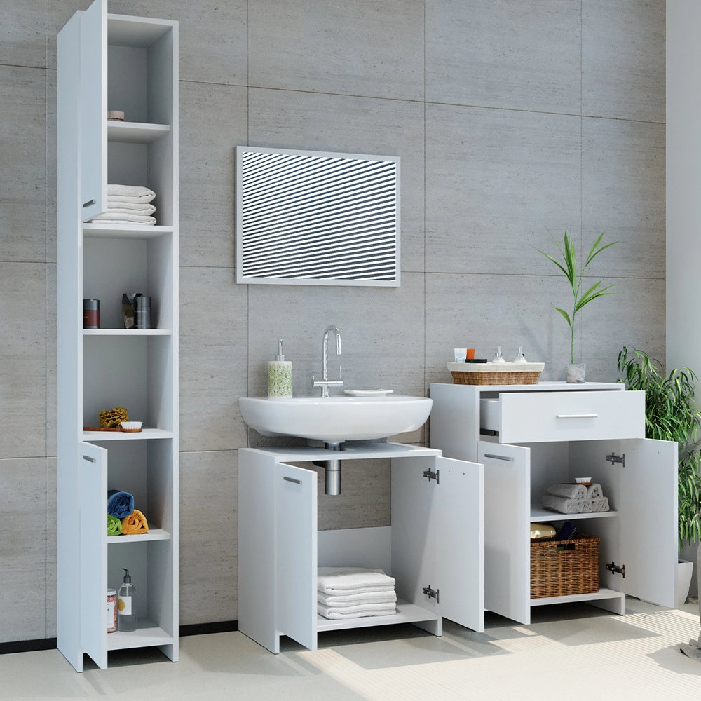 Vicco Mobiletto bagno Bianco 60 x 80 cm