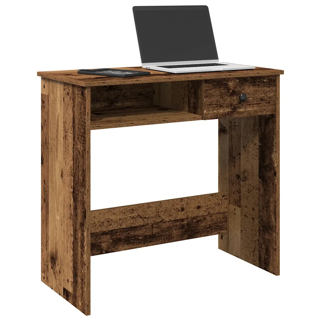 Scrivania Legno Antico 80x40x75 cm in Truciolato 860479