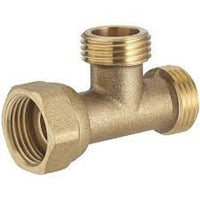 Raccordo 3 vie mmf ottone giallod.3/4