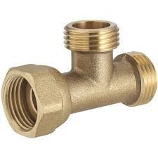 Raccordo 3 vie mmf ottone giallod.3/4