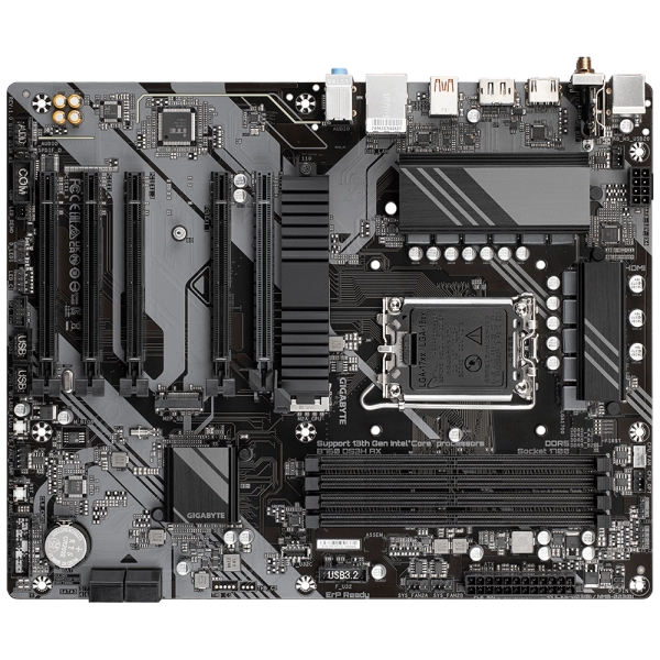Gigabyte Mb 1700 12/13/14gen. B760 Ds3h Ax 4xddr5 4xsata Wifi Hdmi/dp