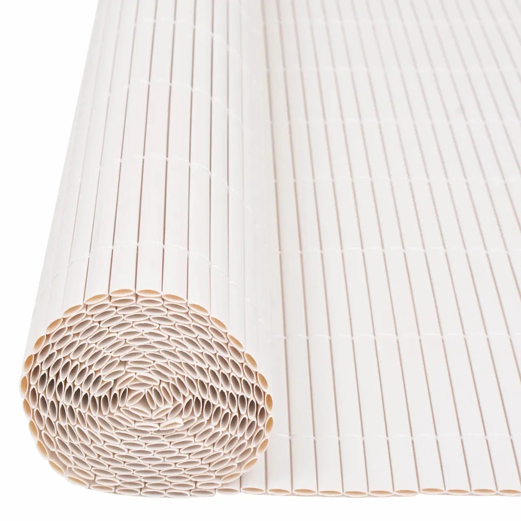 Recinzione per Giardino Bianco 150 x 500 cm PVC 43637