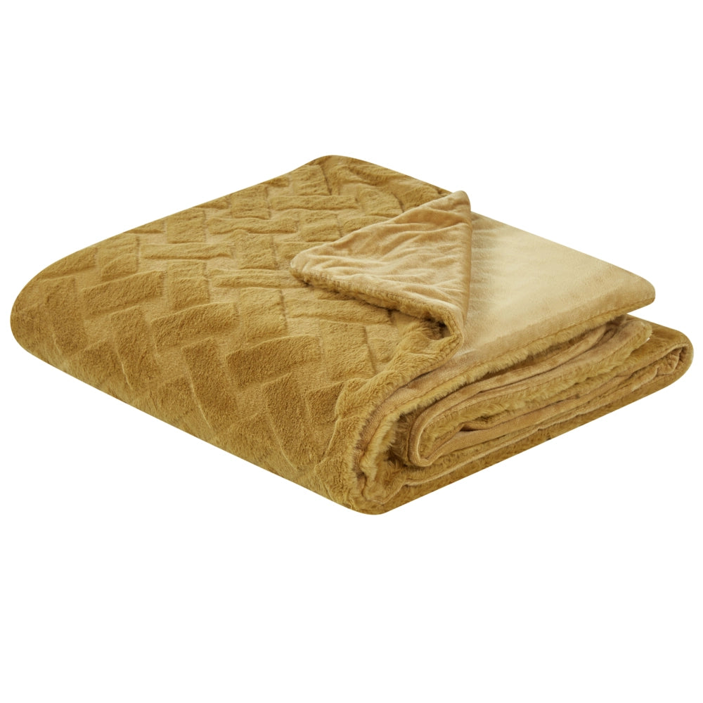 Copriletto in poliestere stampato biancheria da letto decorativa biancheria da letto classica design giallo camera da letto 150 x 200 cm