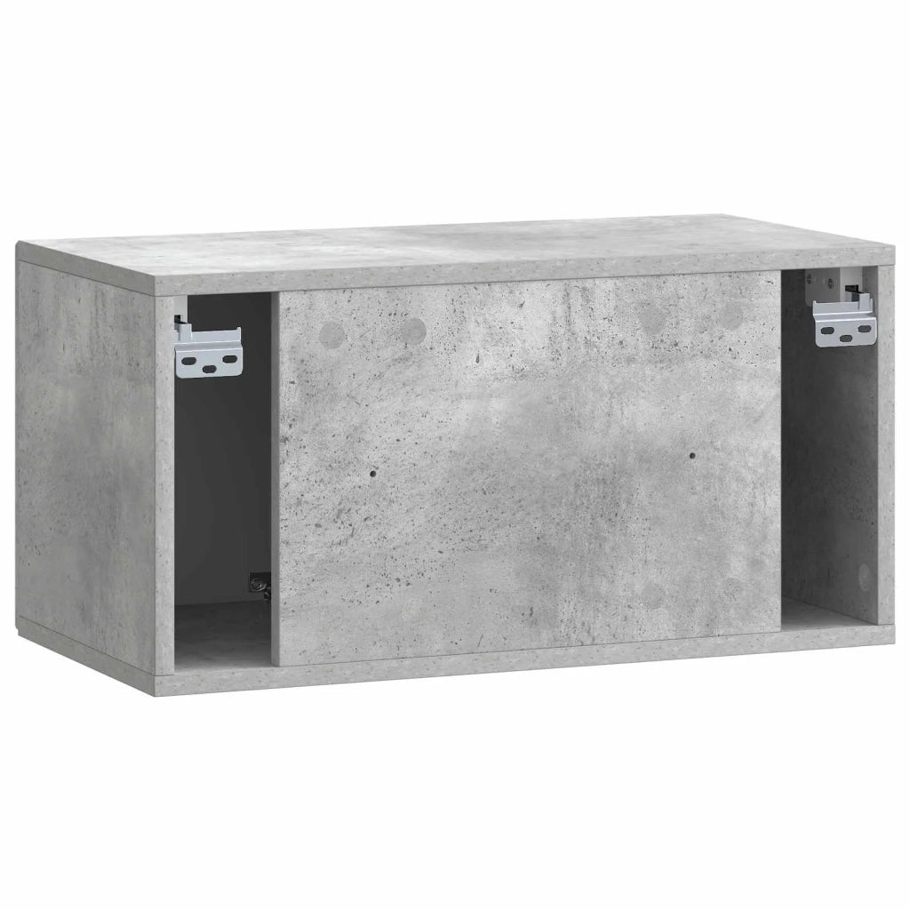 Mobile Porta TV da Muro Grigio Cemento 59,5 x 31 x 30 cm