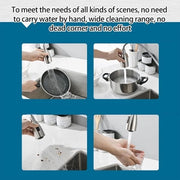 Sostitutiva di Spout per rubinetto da cucina - Attacco di spruzzo per vasca da bagno e cucina - Spout di rubinetto da cucina - Attacco di spruzzo rotativo - Cucina e bagno.