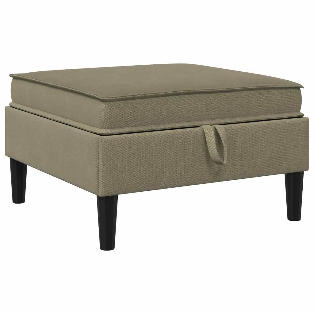 Pouf con Storage Cachi Velluto