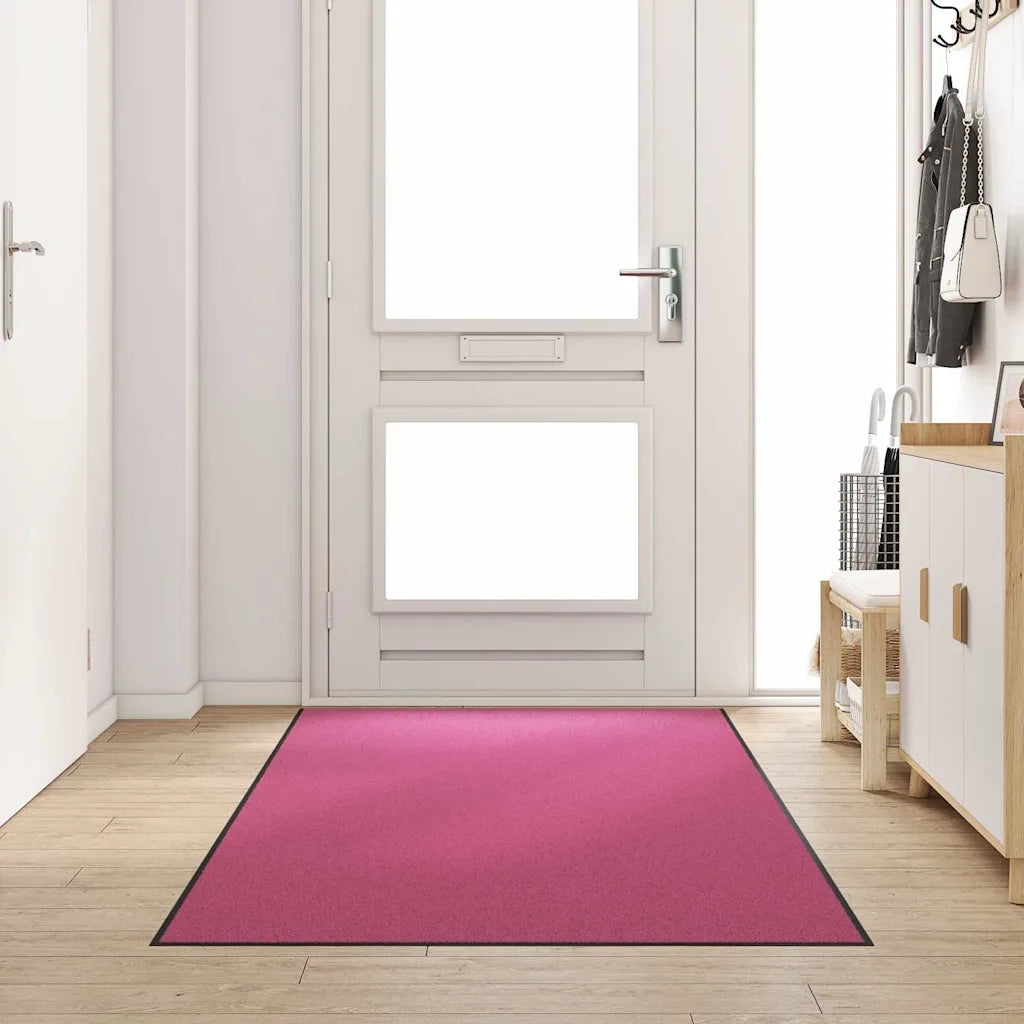Tappetino Rosa e Nero 120 x 250 cm 100% Poliammide 4100741