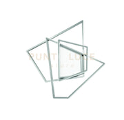 PLAFONIERA GALAXY MEDIA SILVER 3000k 3650lm 90w DIMMERABILE L.63CM