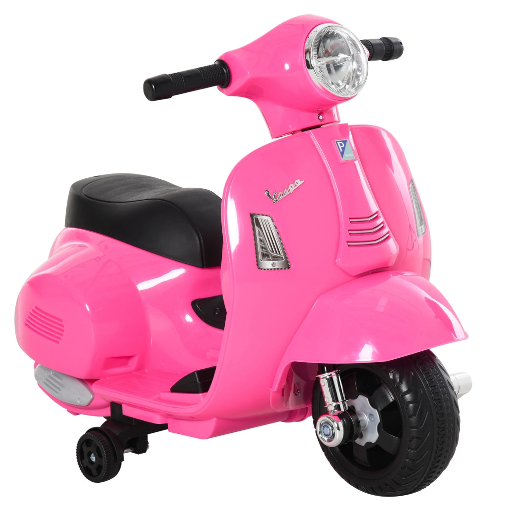 Moto Elettrica Bambini 6V ¨C zephmum ¨C 66.5x38x52cm, Rosa