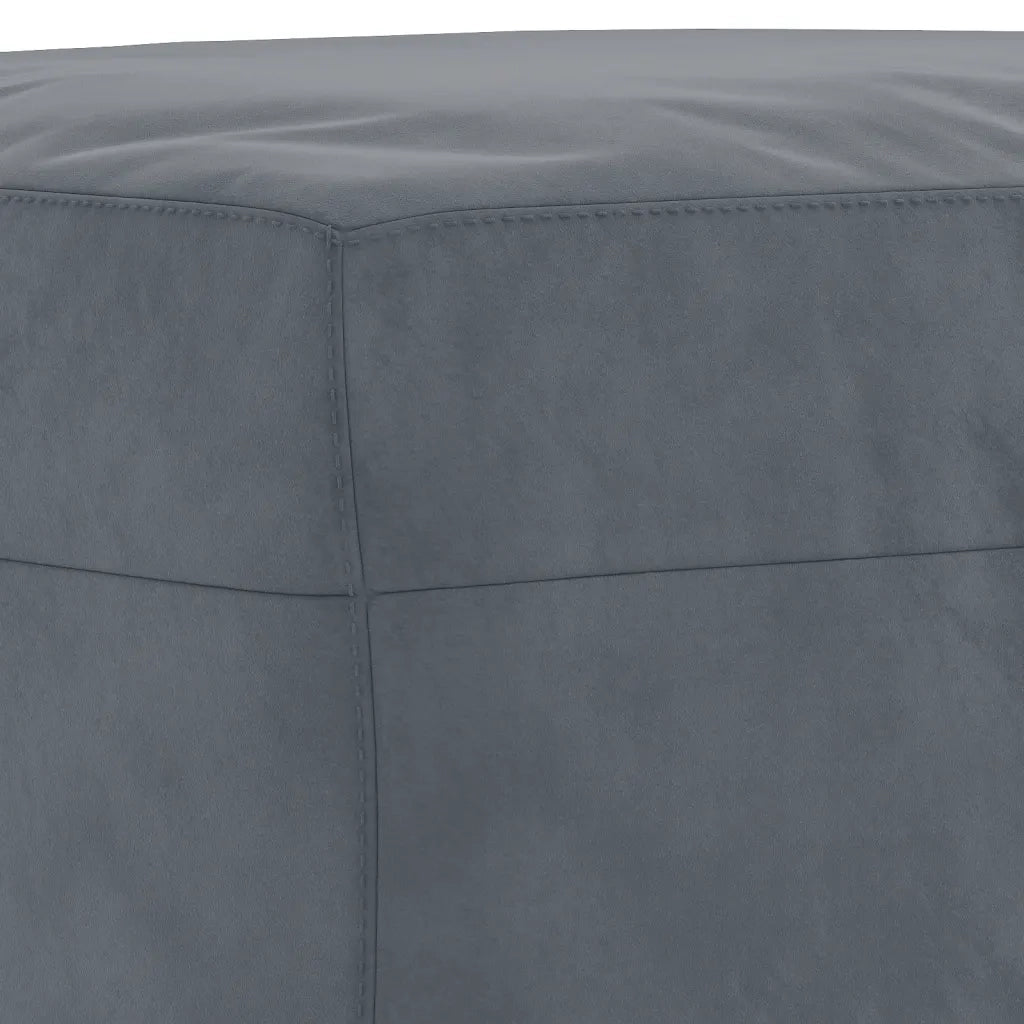 Set di Divani 3 pz con Cuscini Grigio Scuro in Velluto 3202281