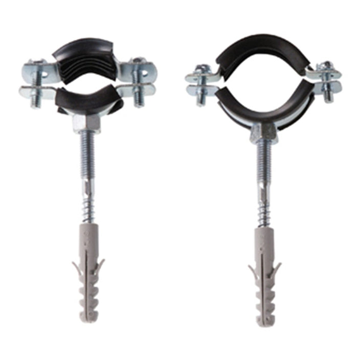 Collari isofonici pesanti in acciaio zincato con dado saldato