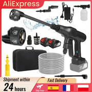 Pistola ad alta pressione a 18V - Senza fili - 200Bar - 3500W - Funzione schiuma
